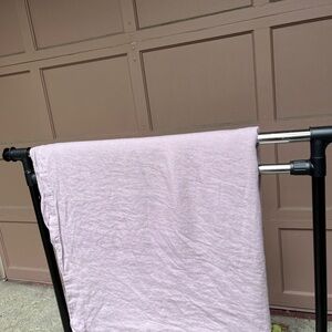 CB2 linen Orchid Full/Queen Duvet CoverLavender 88”x92” made in Portugal